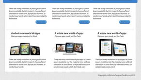 PS設(shè)計(jì)一個(gè)干凈的蘋果iPad產(chǎn)品網(wǎng)站網(wǎng)頁(yè)制作教程